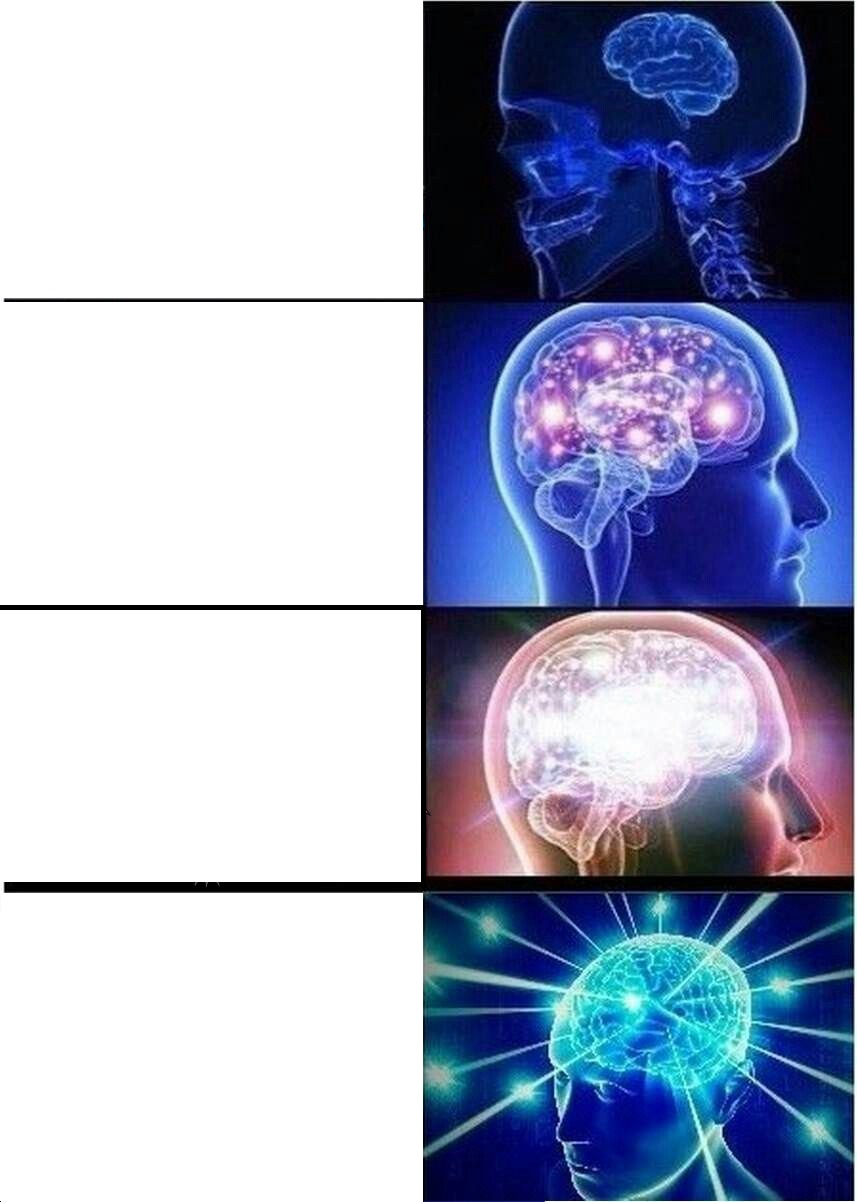 Expanding Brain meme about Barkbus